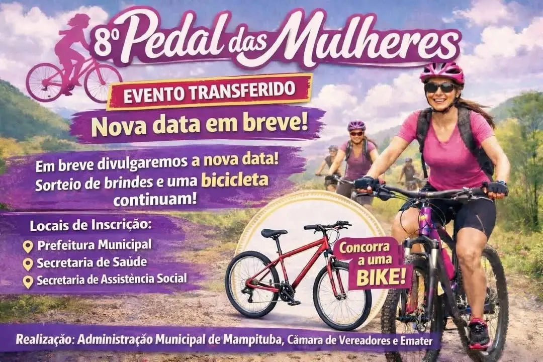 8º Pedal das Mulheres em Mampituba é Adiado Devido ao Tempo Instável