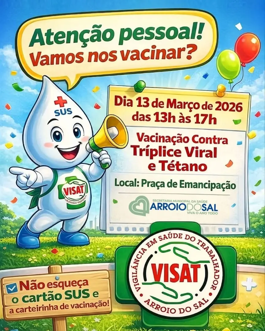 Arroio do Sal Promove Campanha de Vacinação para Atualizar Carteirinhas