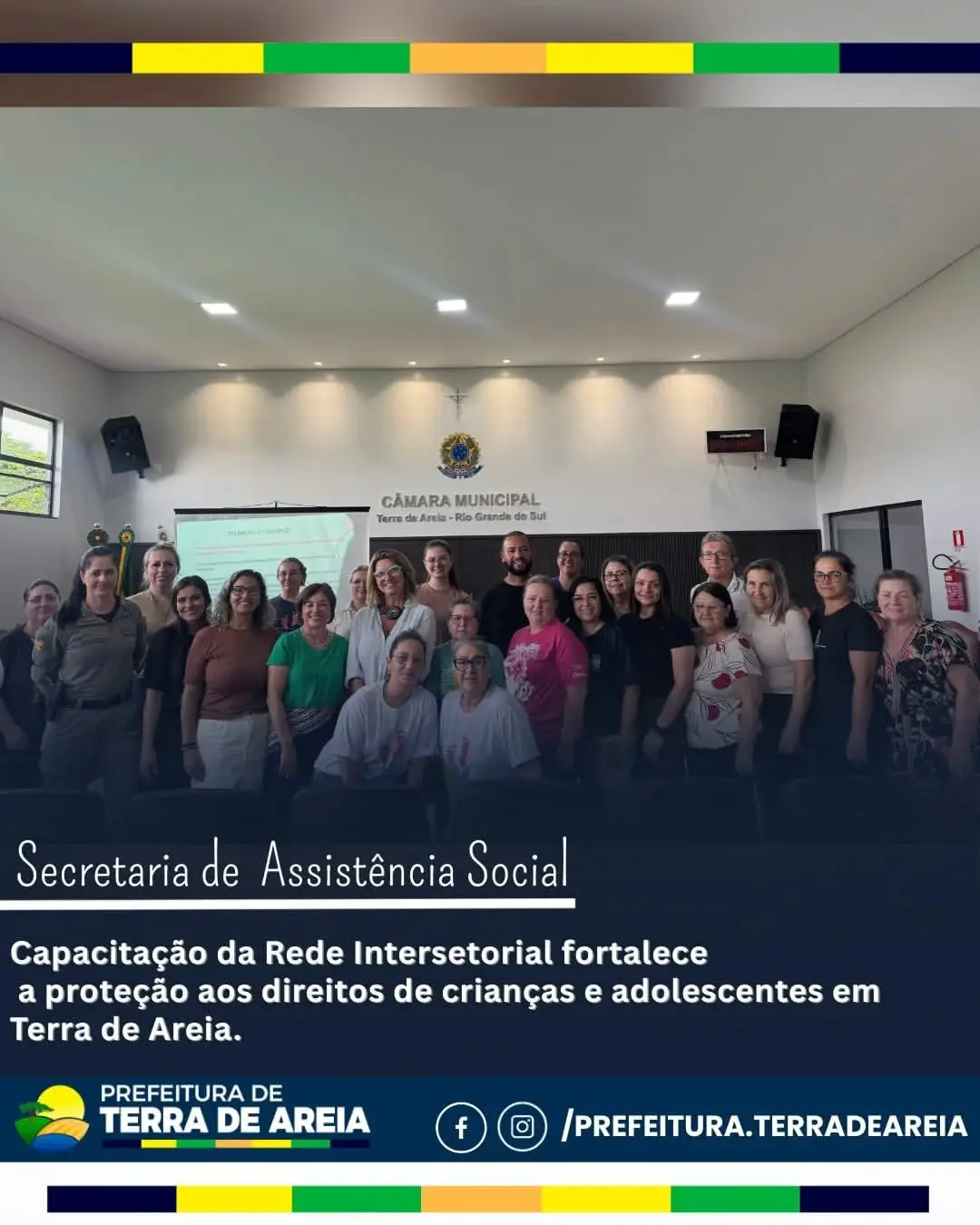 Terra de Areia Fortalece Rede de Proteção à Infância e Adolescência com Capacitação Intersetorial