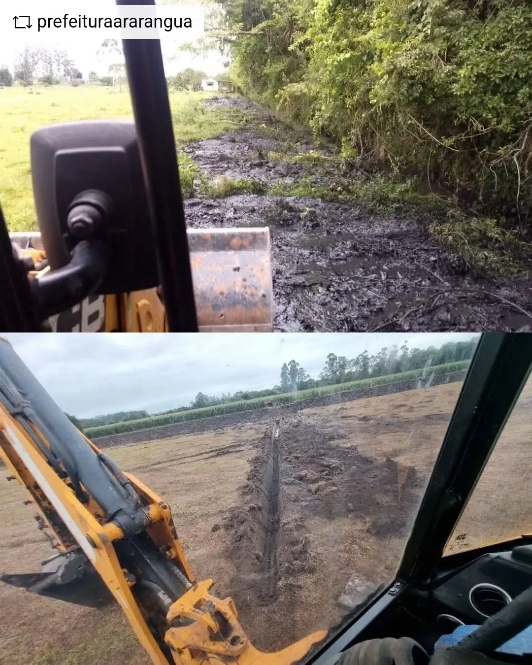 Prefeitura de Araranguá intensifica manutenção de estradas rurais para facilitar acesso e escoamento da produção