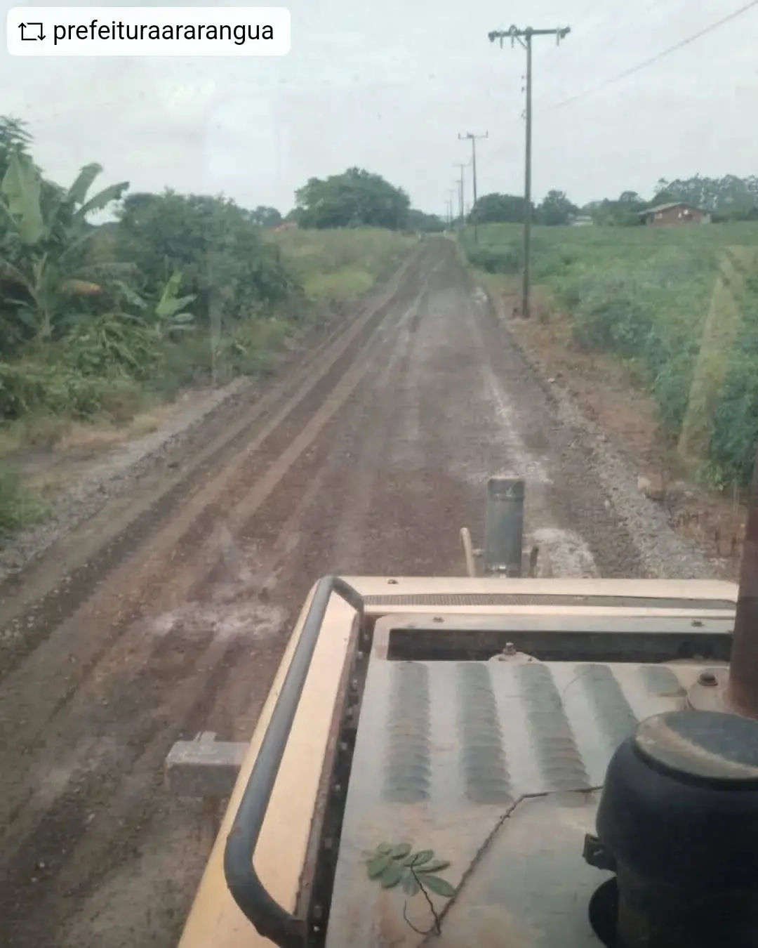 Prefeitura de Araranguá intensifica manutenção de estradas rurais para facilitar acesso e escoamento da produção