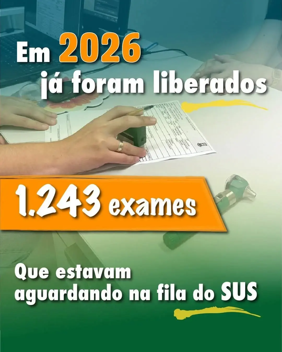 Mutirão da Saúde em Turvo Libera Mais de 1.200 Exames e Diminui Tempo de Espera