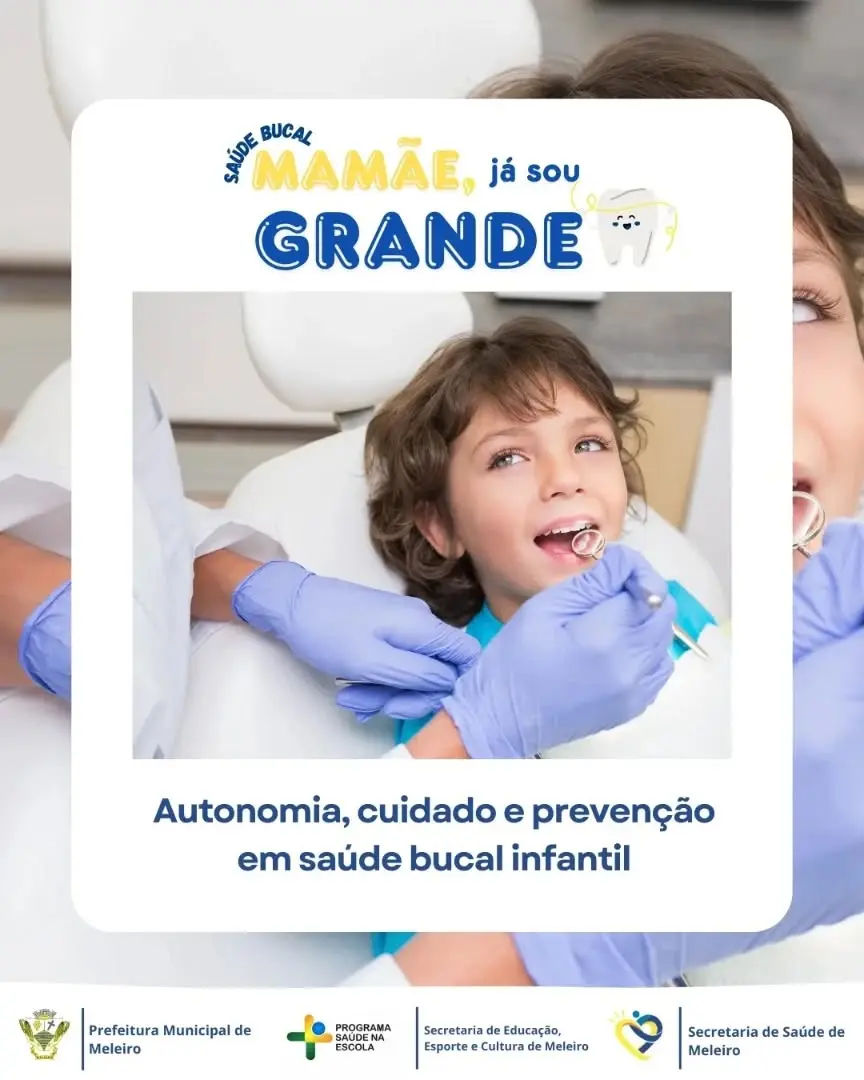 Meleiro Lança Projeto 'Mamãe, Já Sou Grande!' para Saúde Bucal Infantil