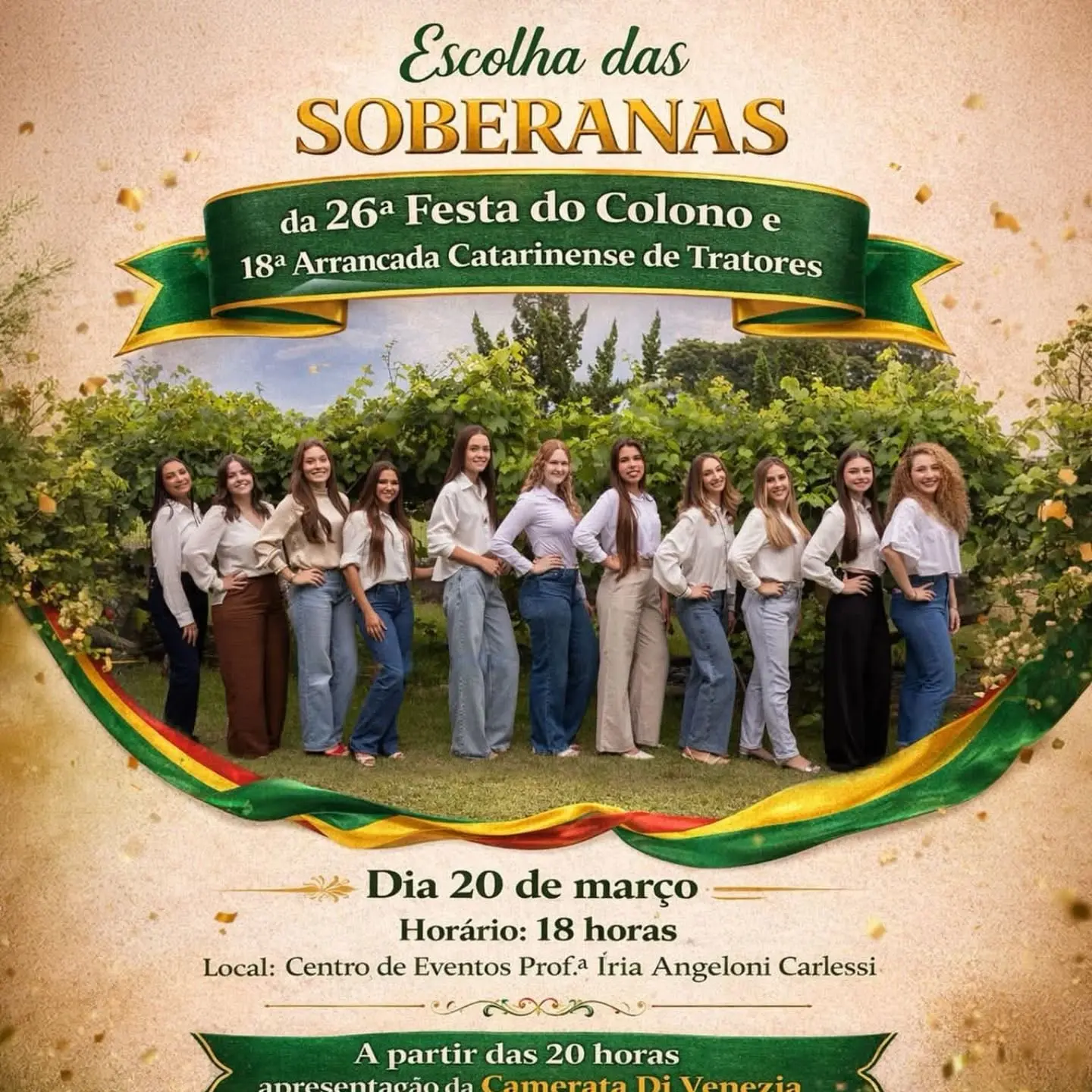 Turvo Celebra 77 Anos com a 26ª Festa do Colono e Escolha das Soberanas