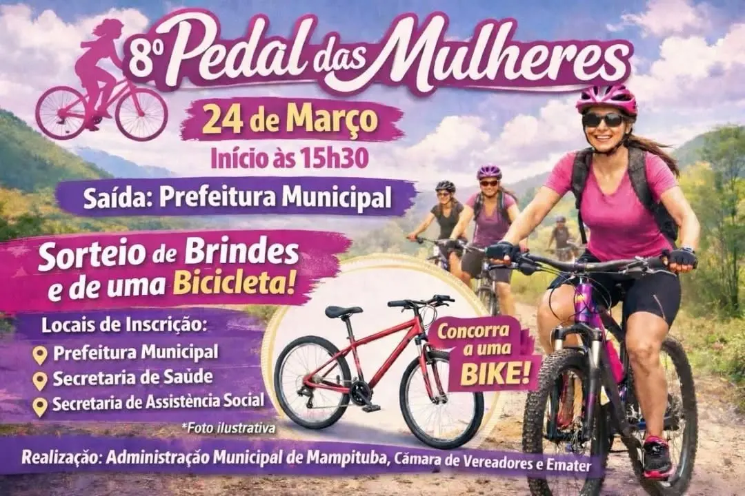 Mampituba Confirma Nova Data para o 8º Pedal das Mulheres: Prepare sua Bike!
