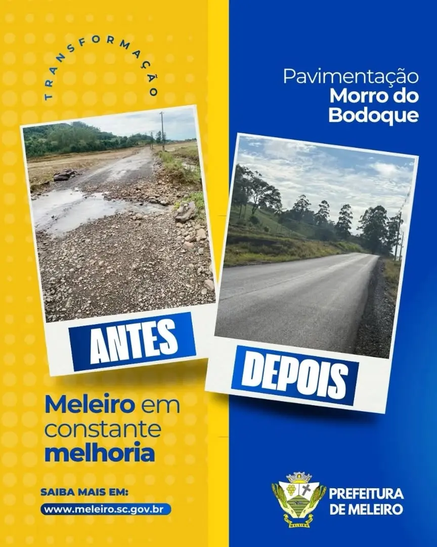 Meleiro Avança com Pavimentação no Morro do Bodoque e Impulsiona Desenvolvimento Local