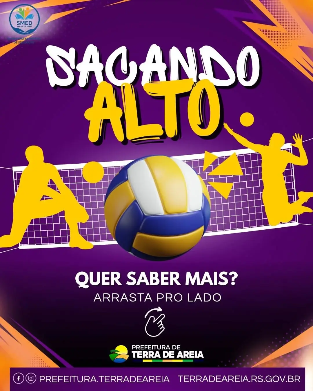 Projeto Sacando Alto: Incentivo ao Vôlei Transforma Crianças e Jovens em Terra de Areia