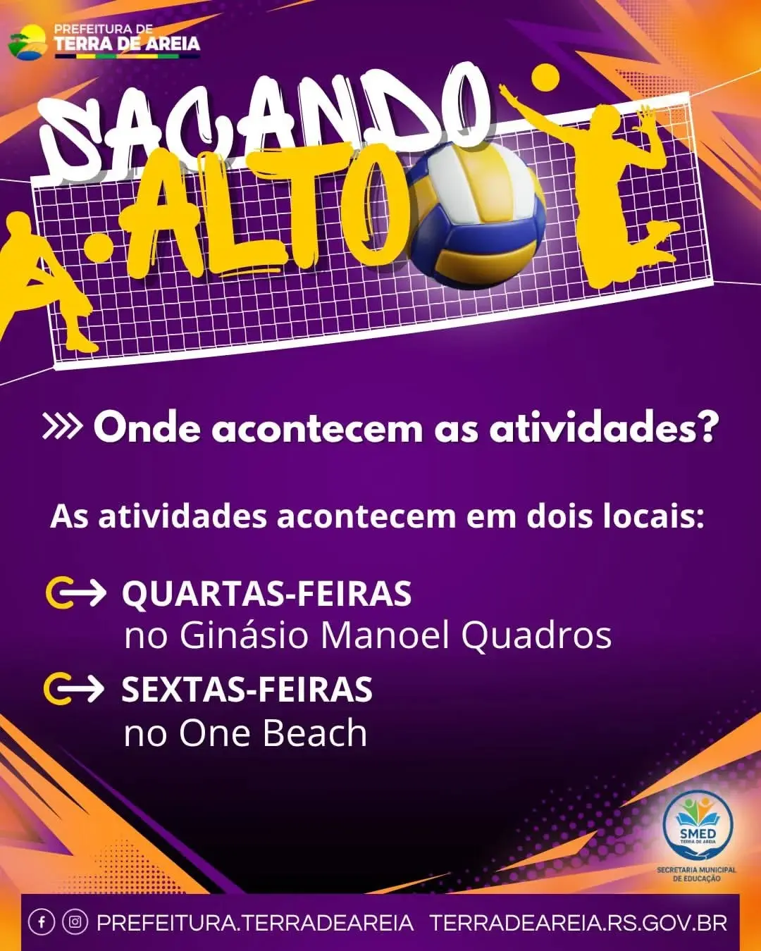 Projeto Sacando Alto: Incentivo ao Vôlei Transforma Crianças e Jovens em Terra de Areia