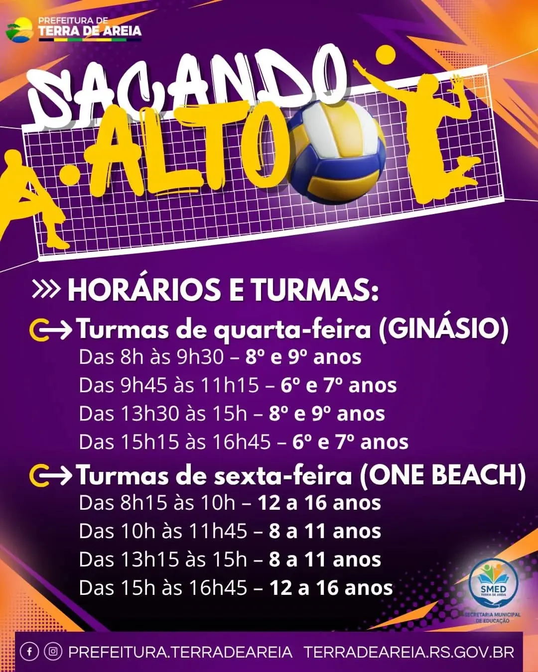 Projeto Sacando Alto: Incentivo ao Vôlei Transforma Crianças e Jovens em Terra de Areia