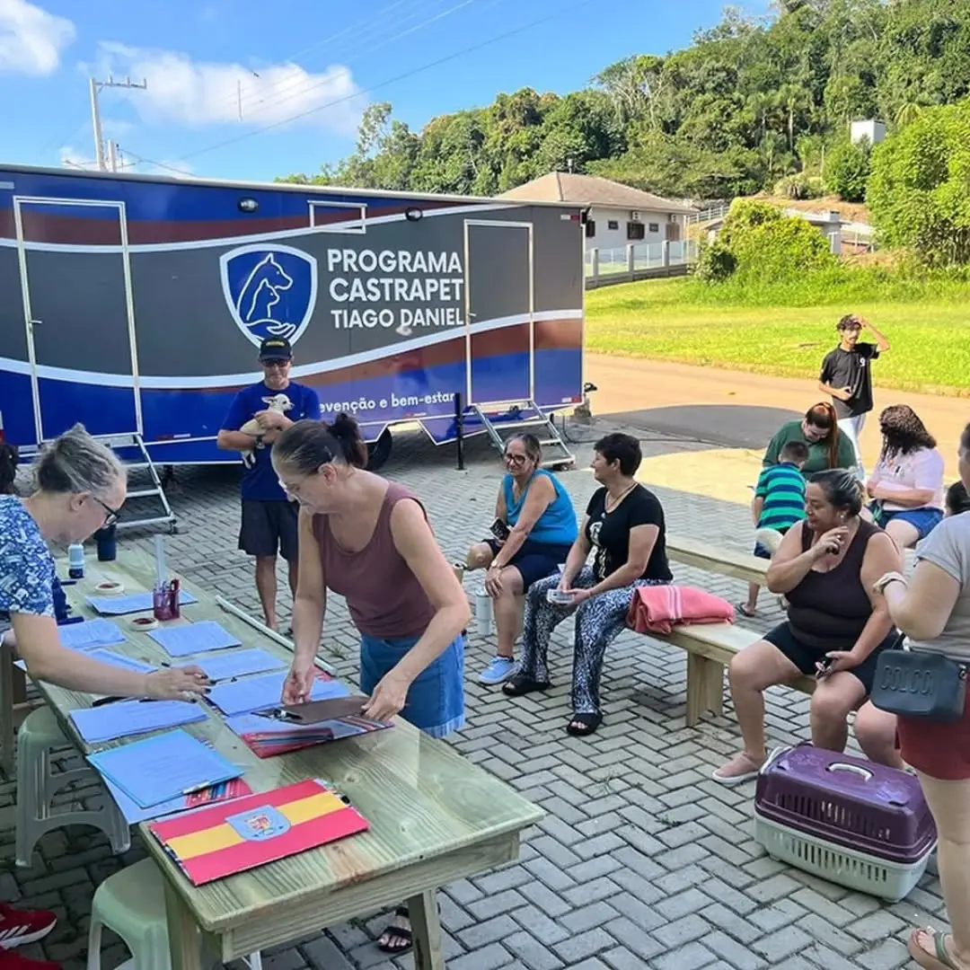 Santa Rosa do Sul Promove Mutirão de Castração 'Pet Levado a Sério' com Resultados Positivos
