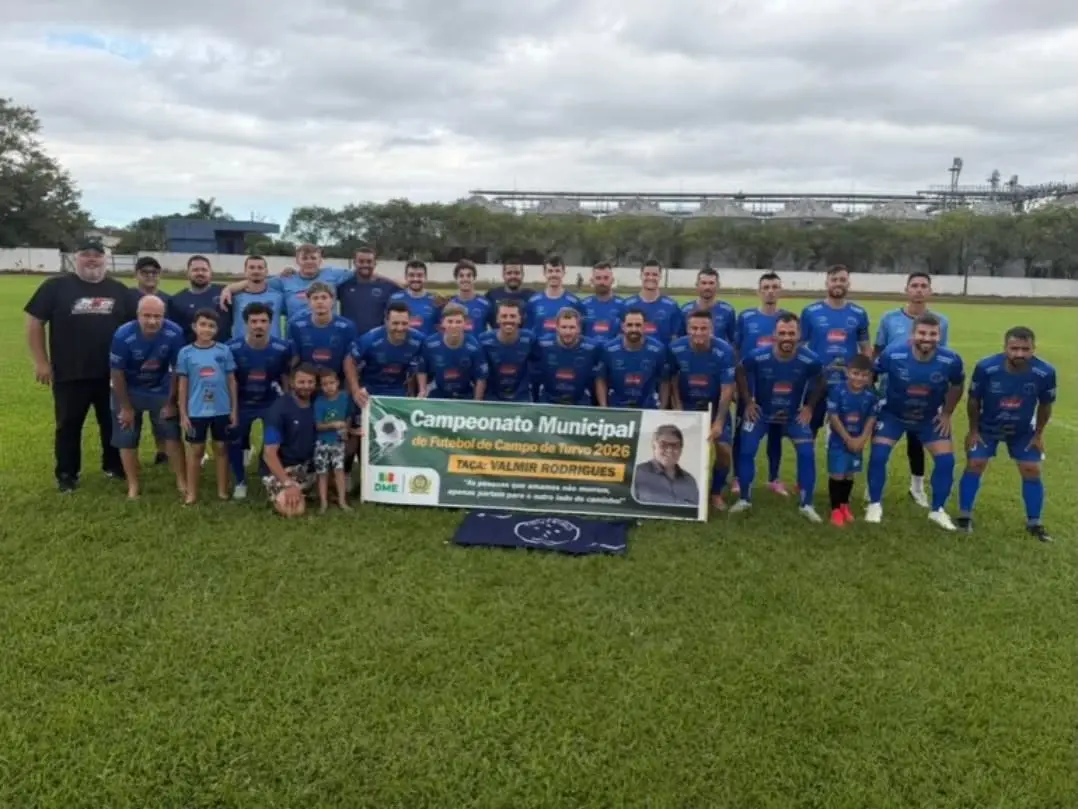 Campeonato Municipal de Futebol de Campo de Turvo 2026: Emoção e Homenagem marcam a abertura