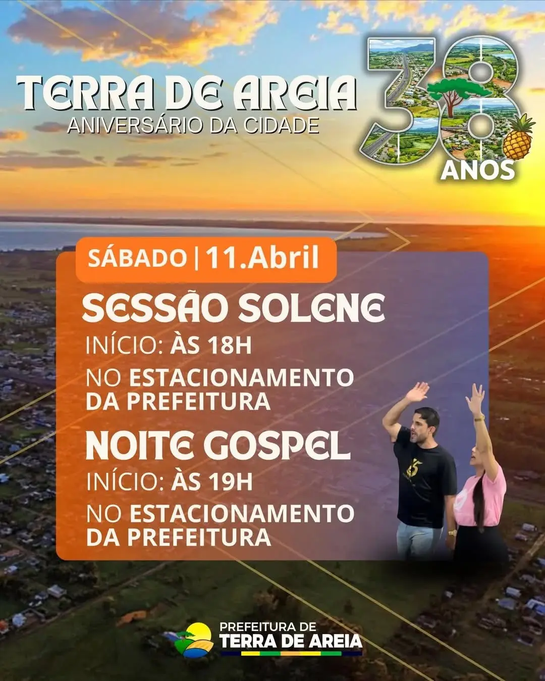 Terra de Areia Celebra 38 Anos com Programação Especial em Abril