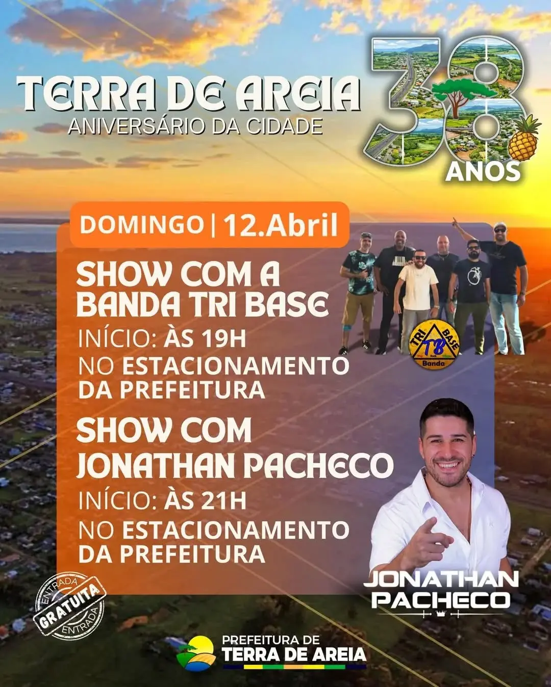 Terra de Areia Celebra 38 Anos com Programação Especial em Abril