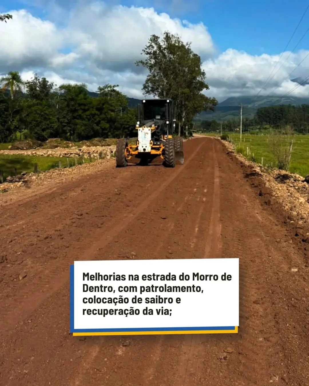 Prefeitura de Morrinhos do Sul Aprimora Estradas Rurais para Impulsionar a Produção Agrícola