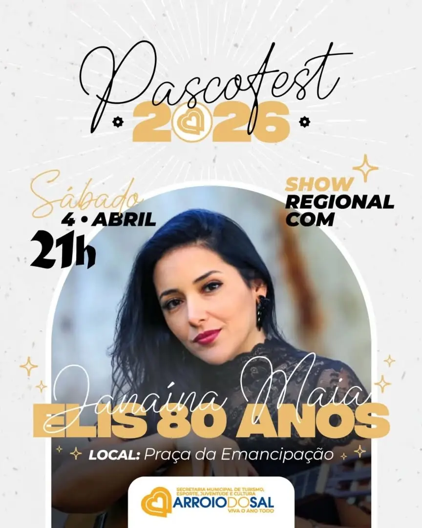 Páscoa em Arroio do Sal terá homenagem emocionante a Elis Regina