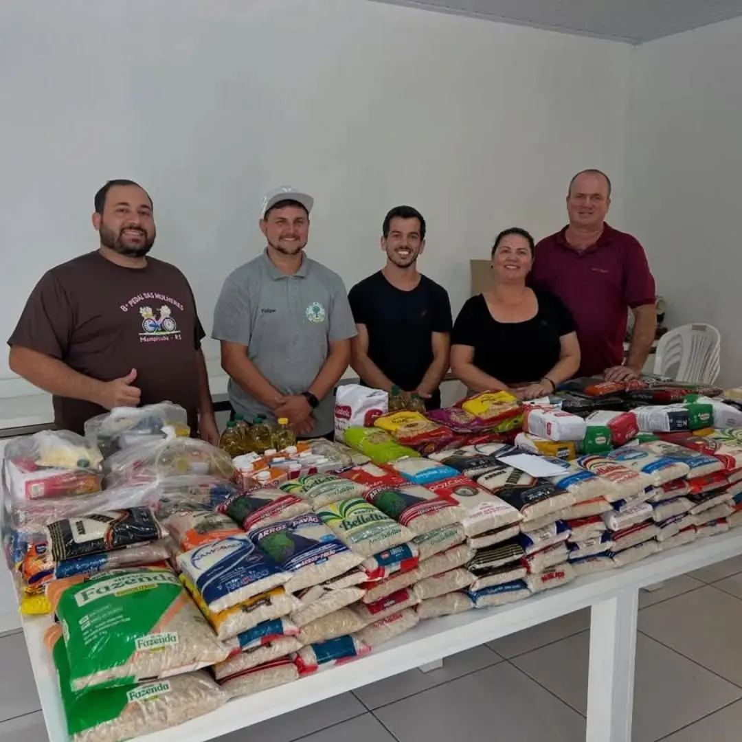 Mampituba Realiza Ação Solidária e Arrecada Alimentos para Famílias Carentes