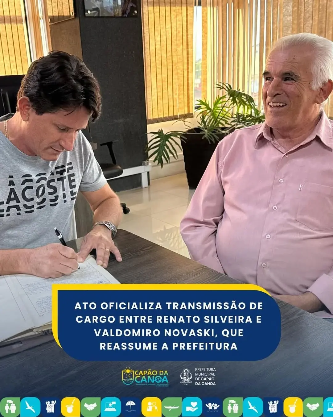 Valdomiro Novaski Retorna à Prefeitura de Capão da Canoa Após Férias