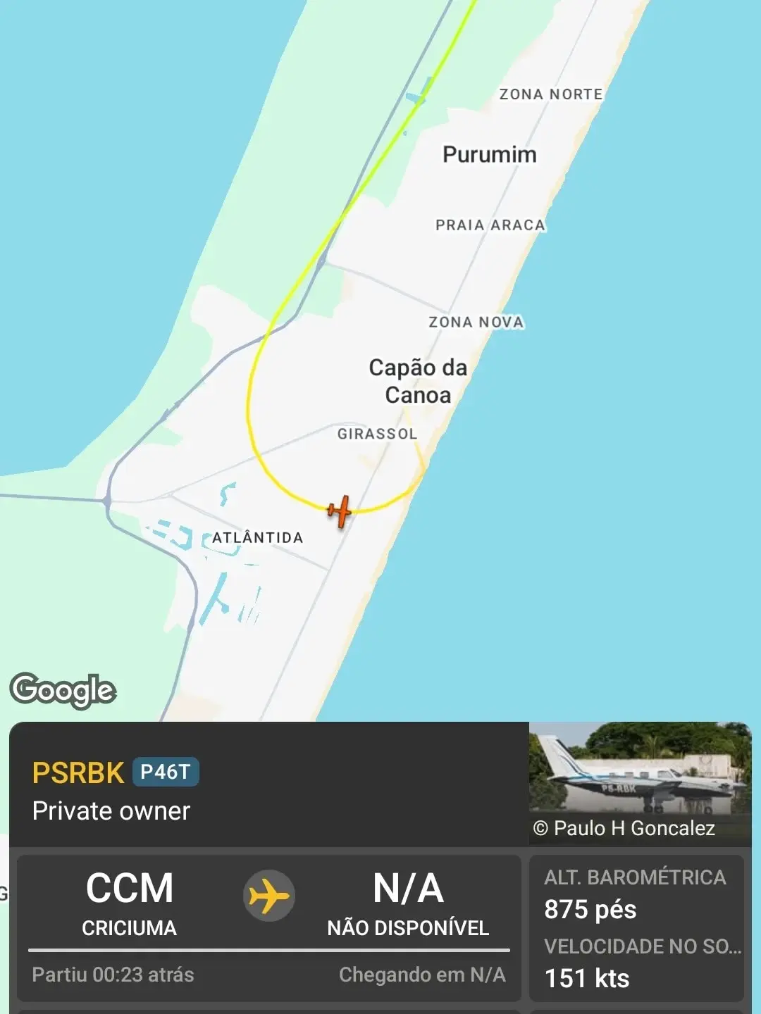 Queda de avião em Capão da Canoa deixa quatro mortos: Tragédia no Litoral Norte do RS