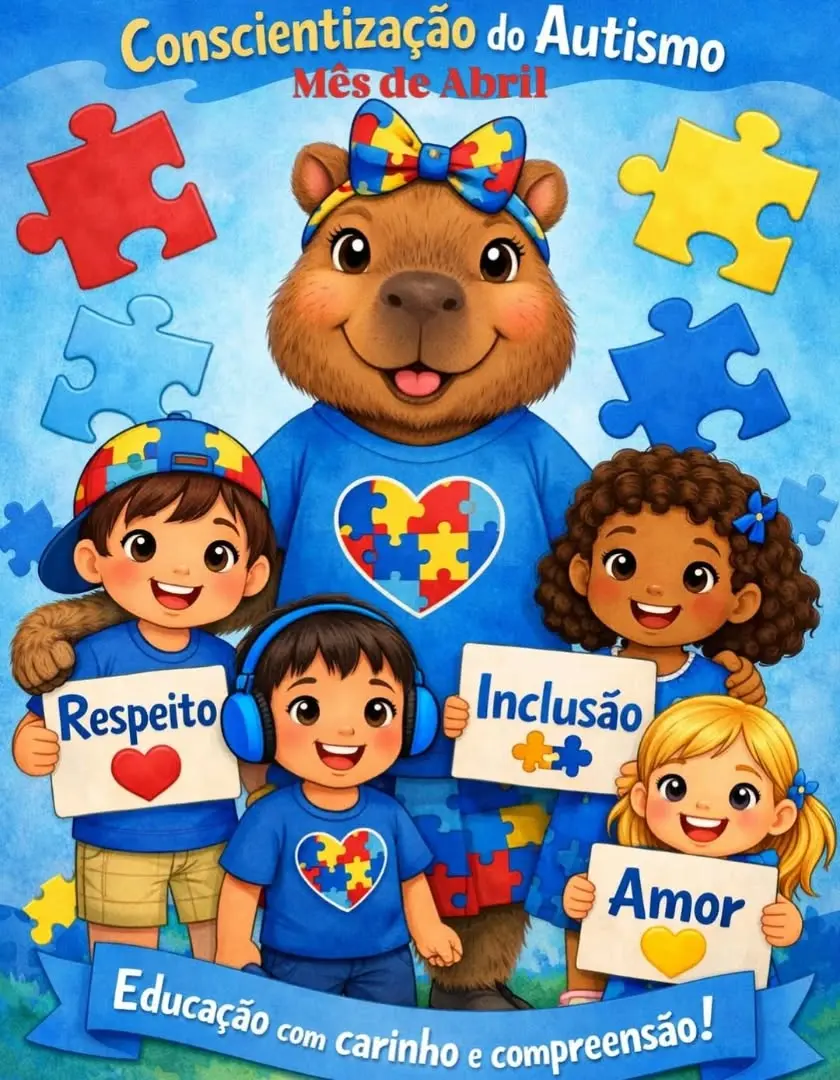 Santa Rosa do Sul promove conscientização sobre o autismo com a IDEBinha