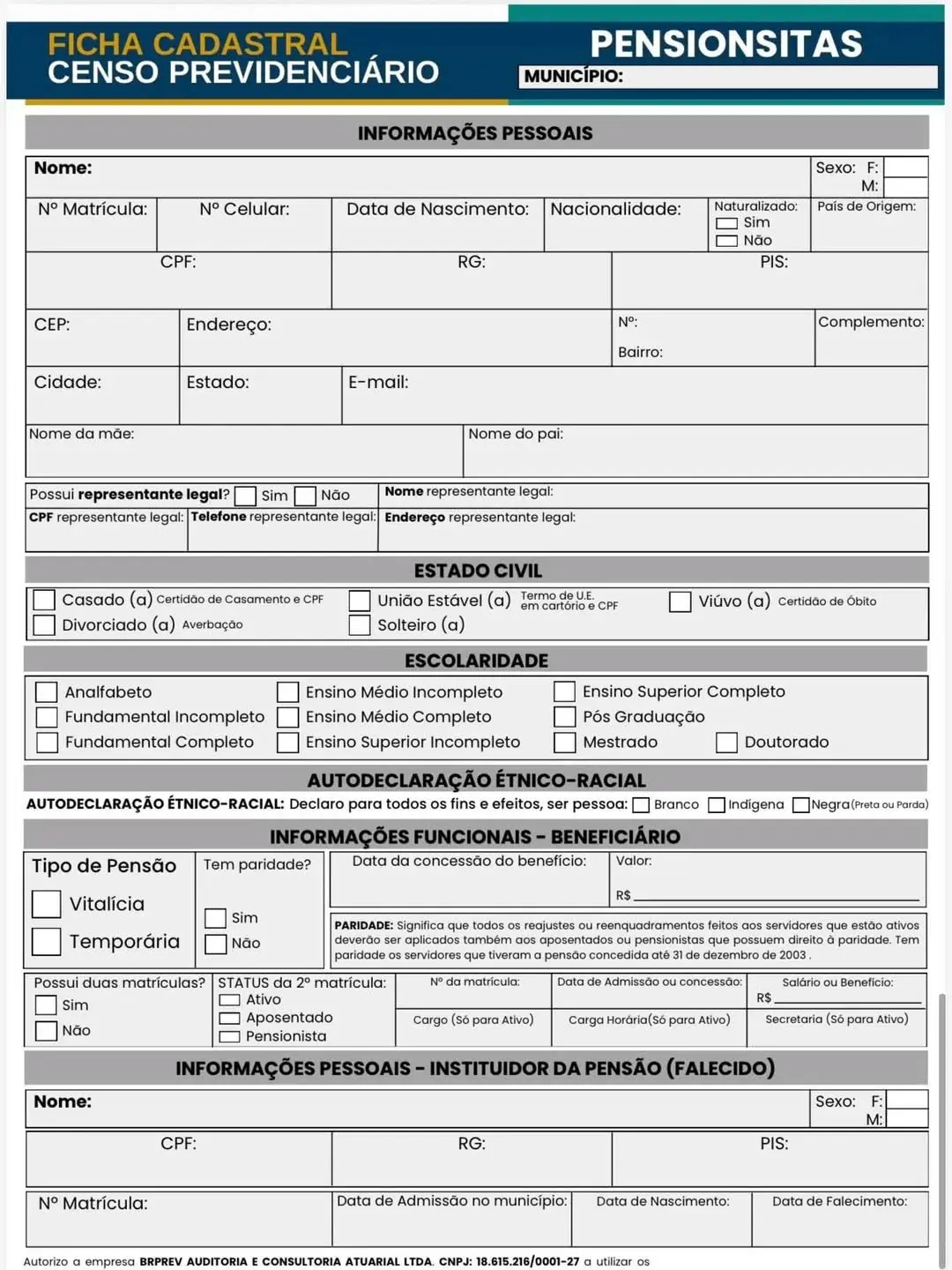 Censo Previdenciário 2026 em Terra de Areia: Recadastramento Obrigatório para Servidores