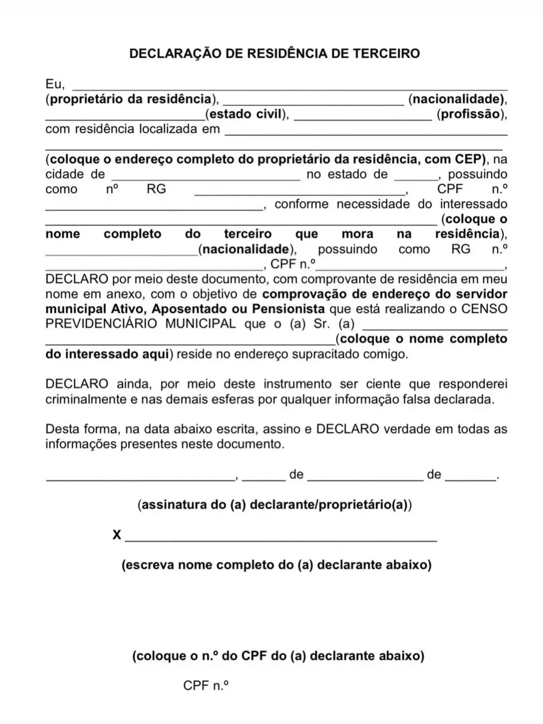 Censo Previdenciário 2026 em Terra de Areia: Recadastramento Obrigatório para Servidores