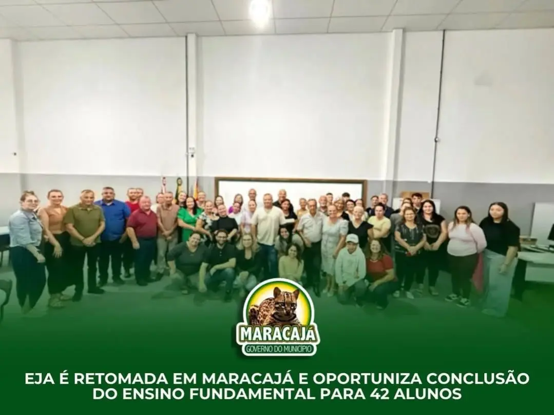 Maracajá Acolhe Jovens e Adultos de Volta à Sala de Aula com Programa EJA