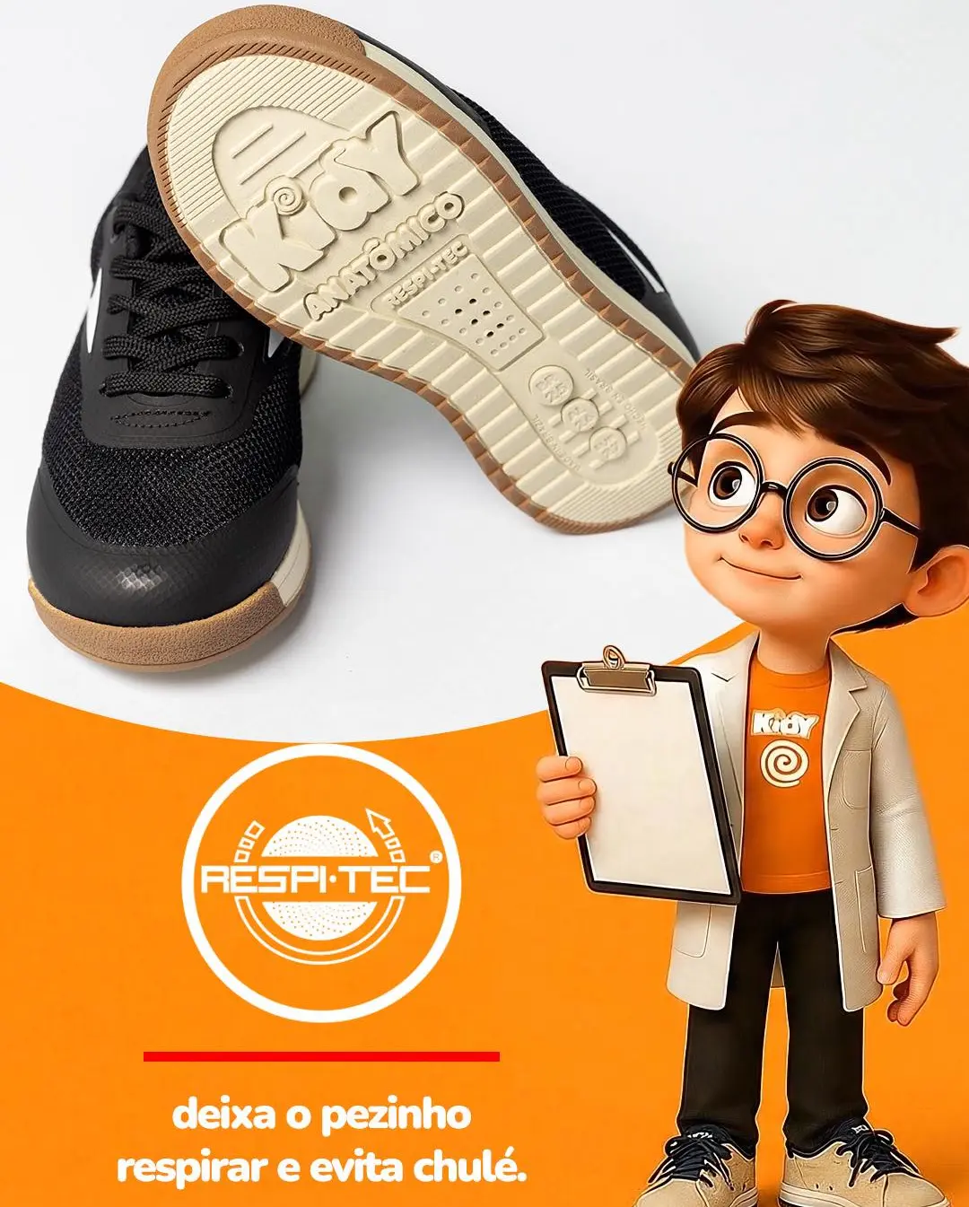 Conforto e cuidado em cada passo: a tecnologia Kidy para os pés dos seus filhos