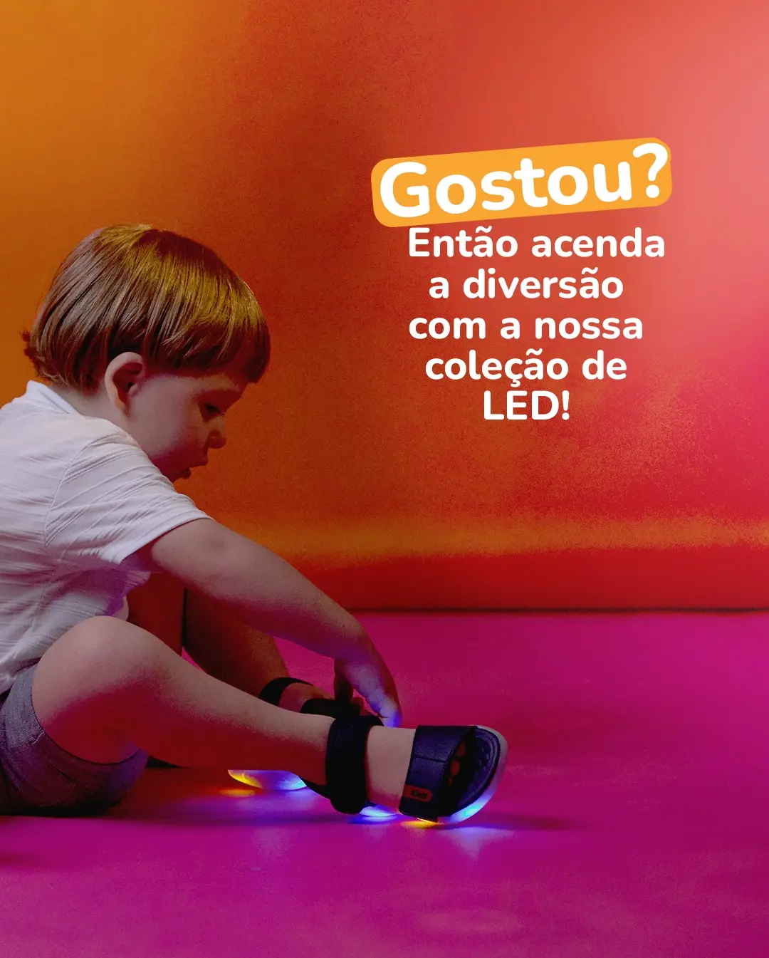 Calçados com LED: Diversão e Brilho nos Passos da Criançada!