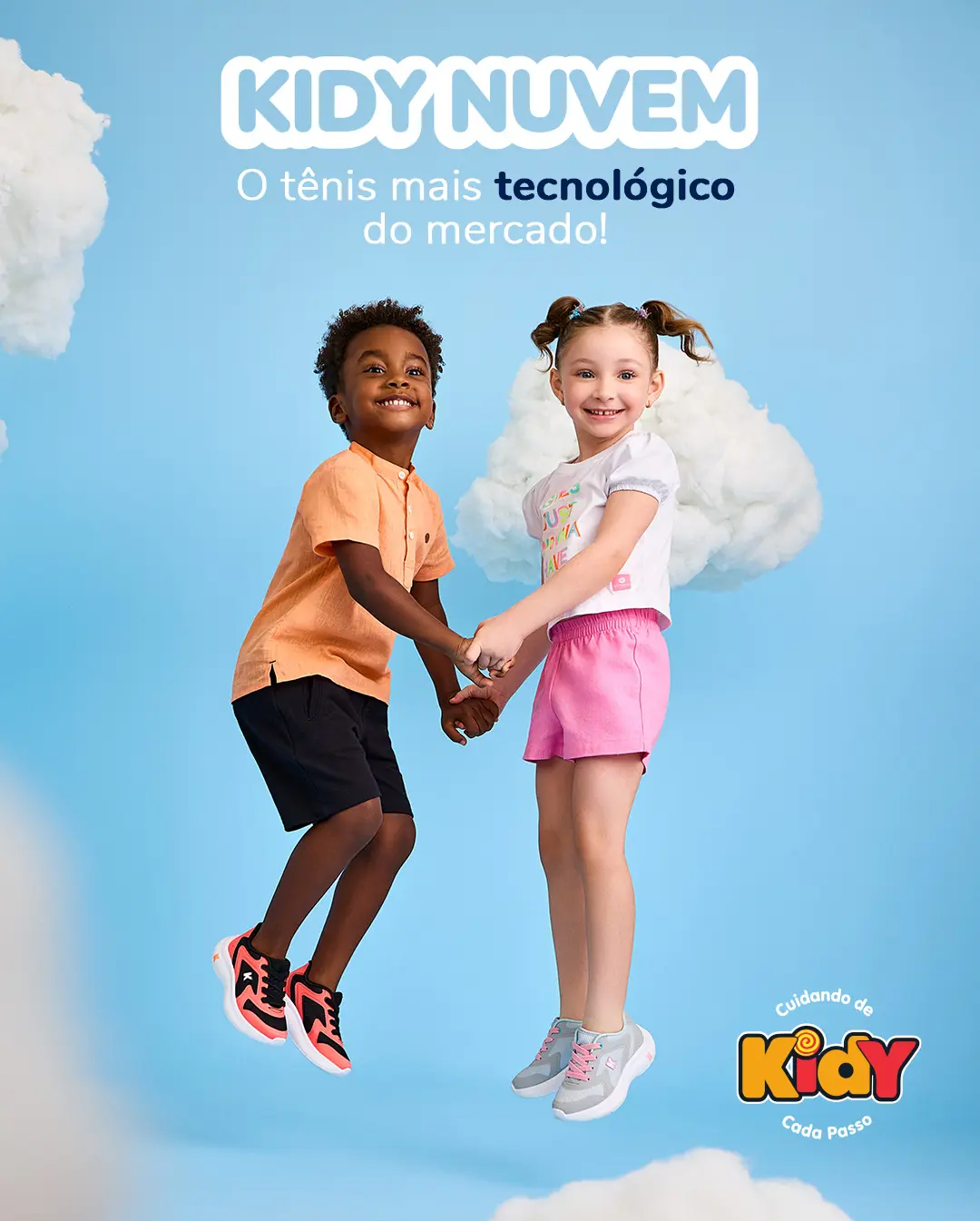 Kidy Nuvem: O Tênis Infantil que Une Tecnologia, Conforto e Leveza para os Pequenos