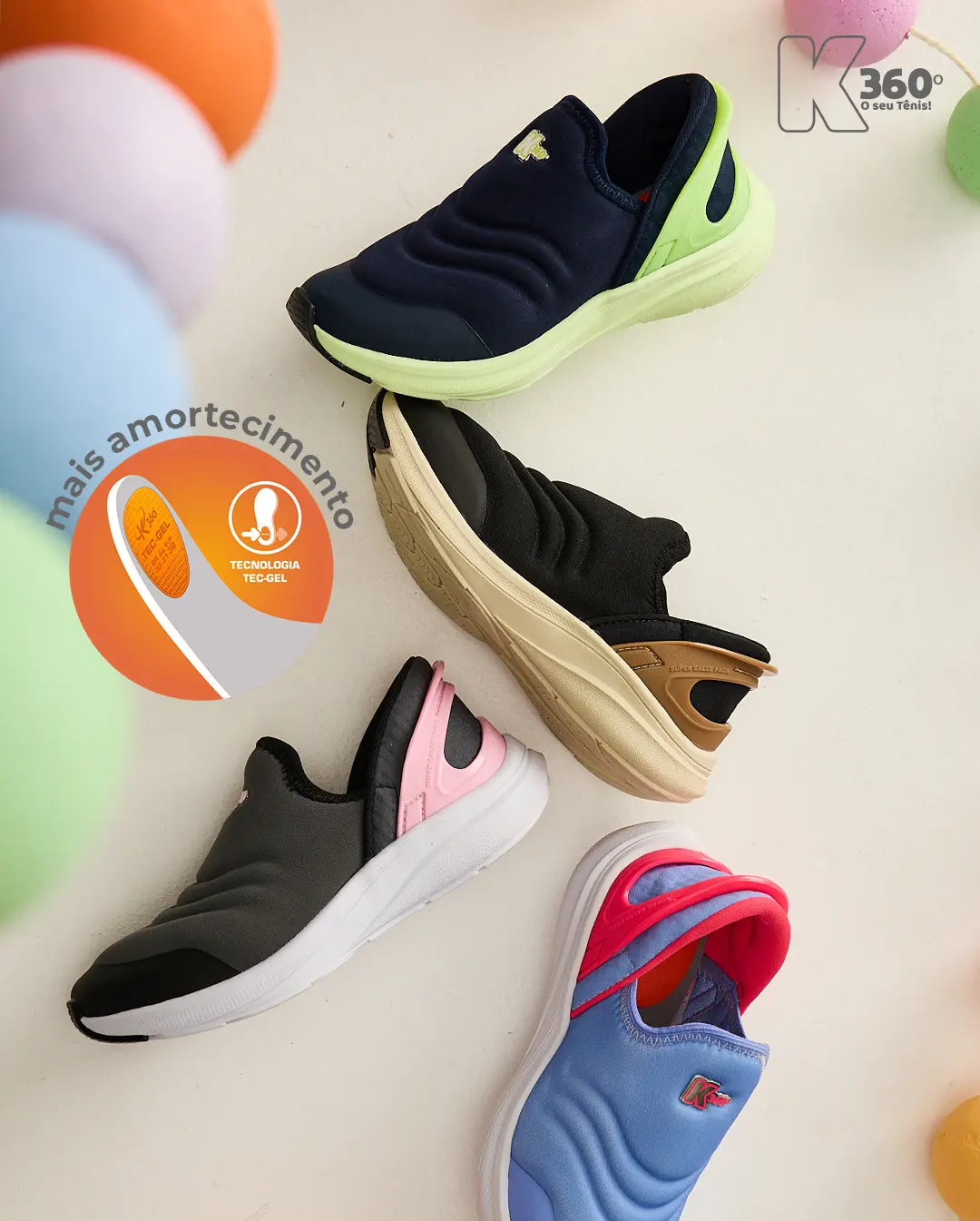 Super Calce Fácil K360: Praticidade e Conforto para o Dia a Dia Ativo