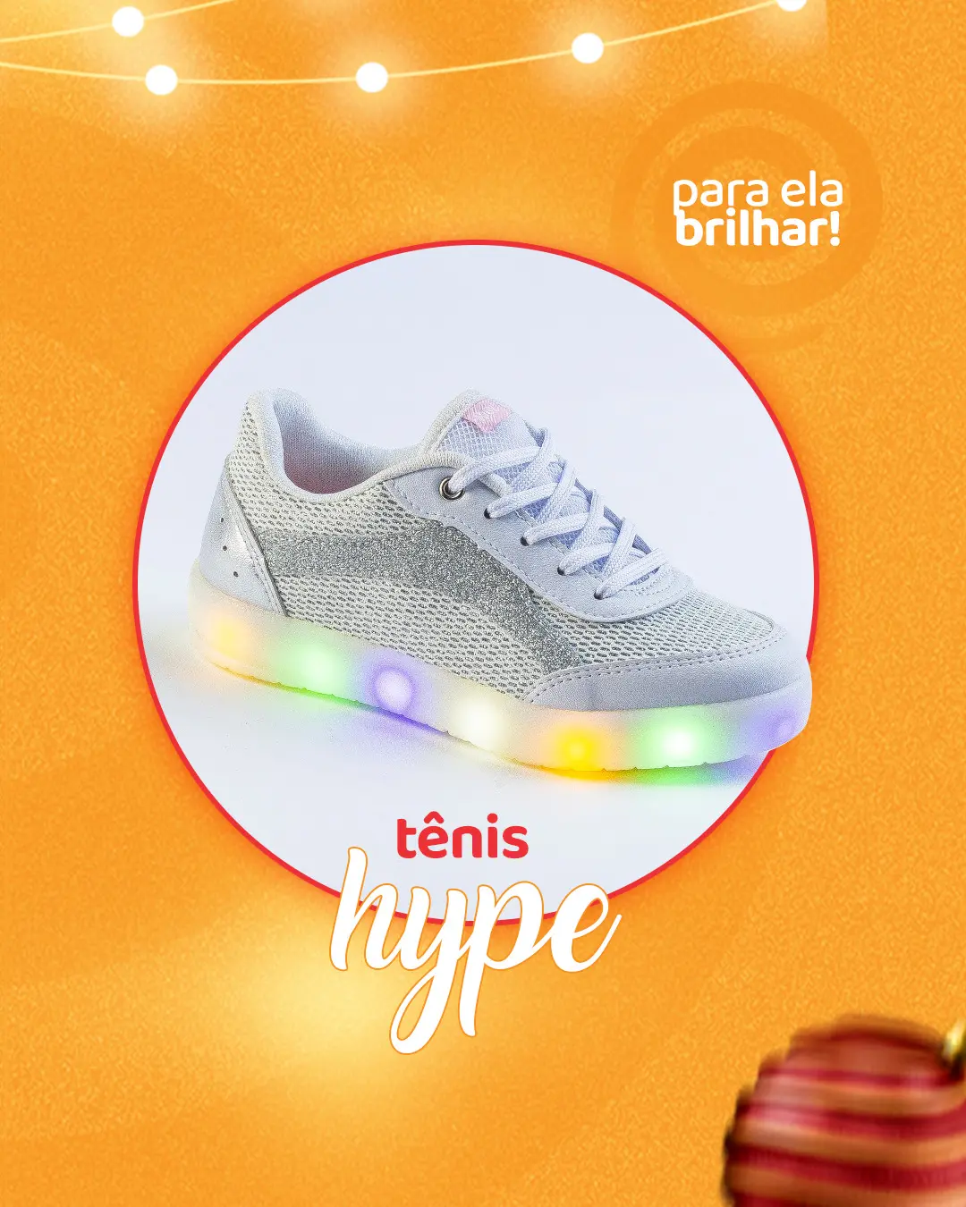 Calçados com LED Kidy: Brilho, Conforto e Alegria para um Natal Inesquecível!