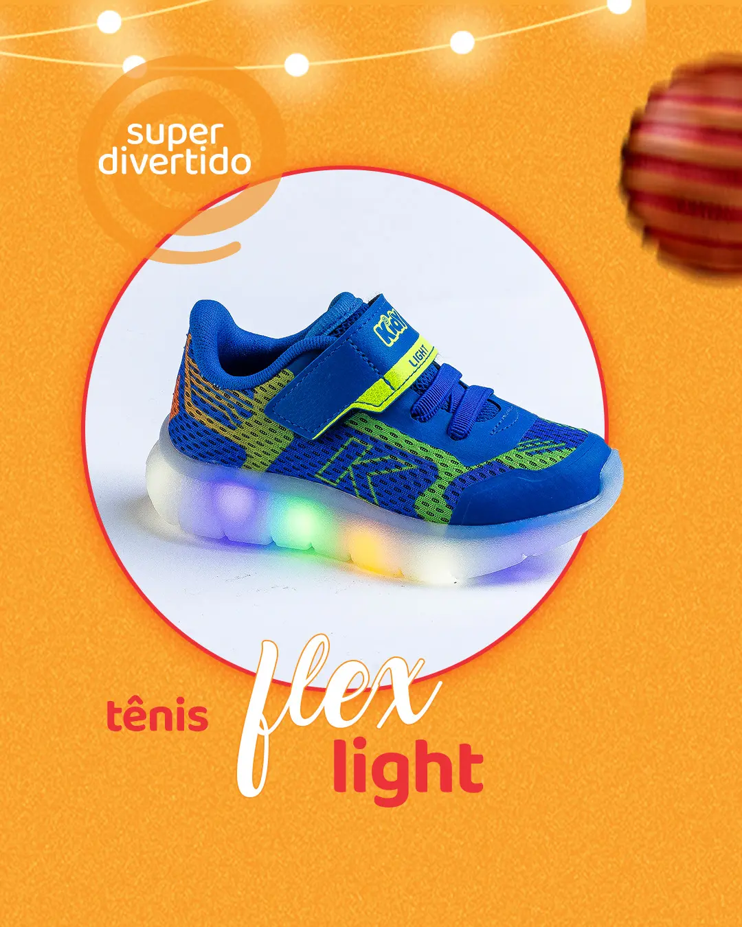 Calçados com LED Kidy: Brilho, Conforto e Alegria para um Natal Inesquecível!