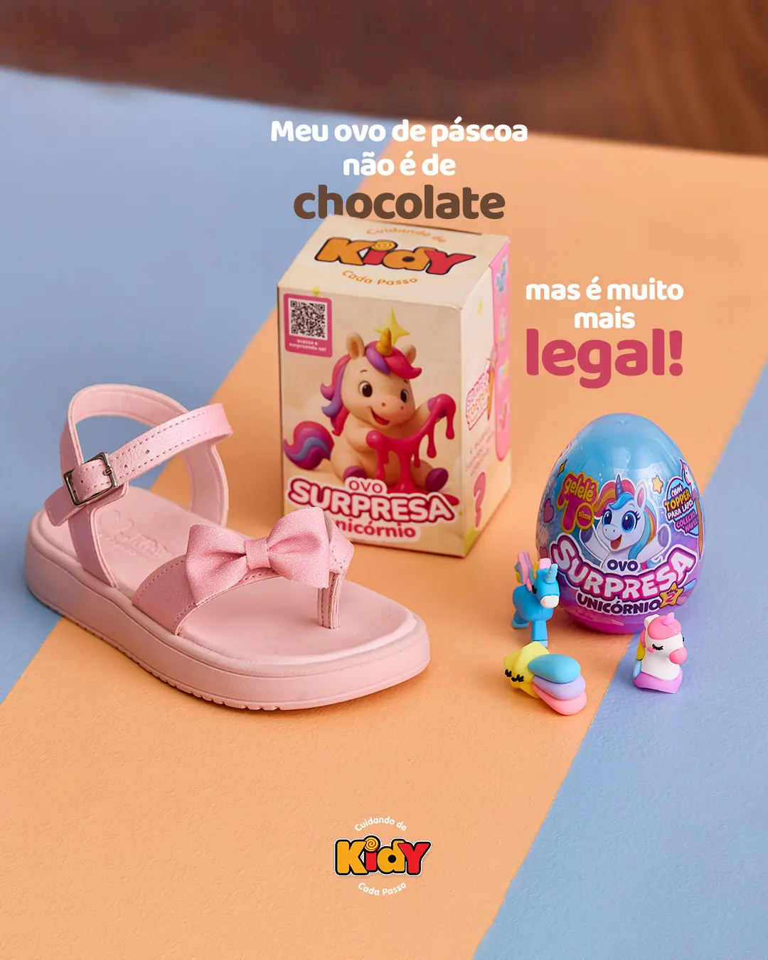 Ovo de Páscoa Diferente: Calçados Infantis Kidy para Celebrar com Diversão!