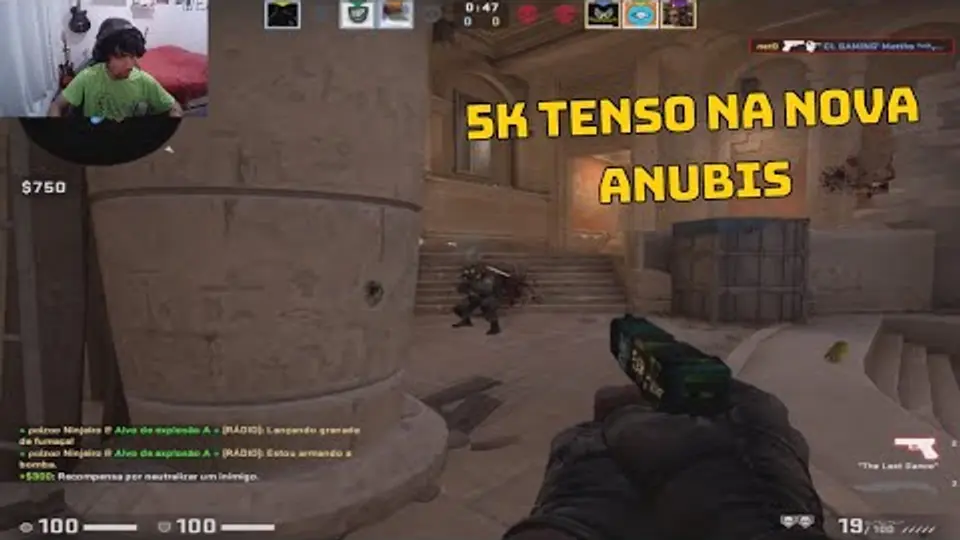CS:GO Anubis: 5K Insano com Net0fps! Novo Mapa, Mesma Precisão?