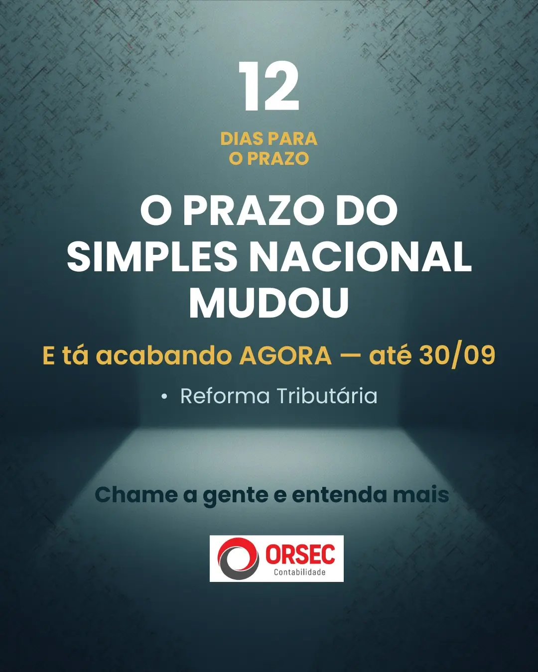 Simples Nacional 2027: Prazo Muda para Setembro! Não Deixe Para Depois
