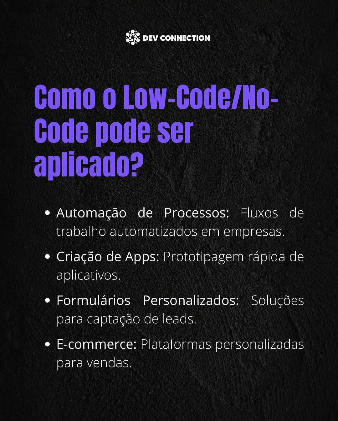 Low-Code/No-Code: Transforme suas Ideias em Apps sem Programar (Guia Dev Connection) - Image
