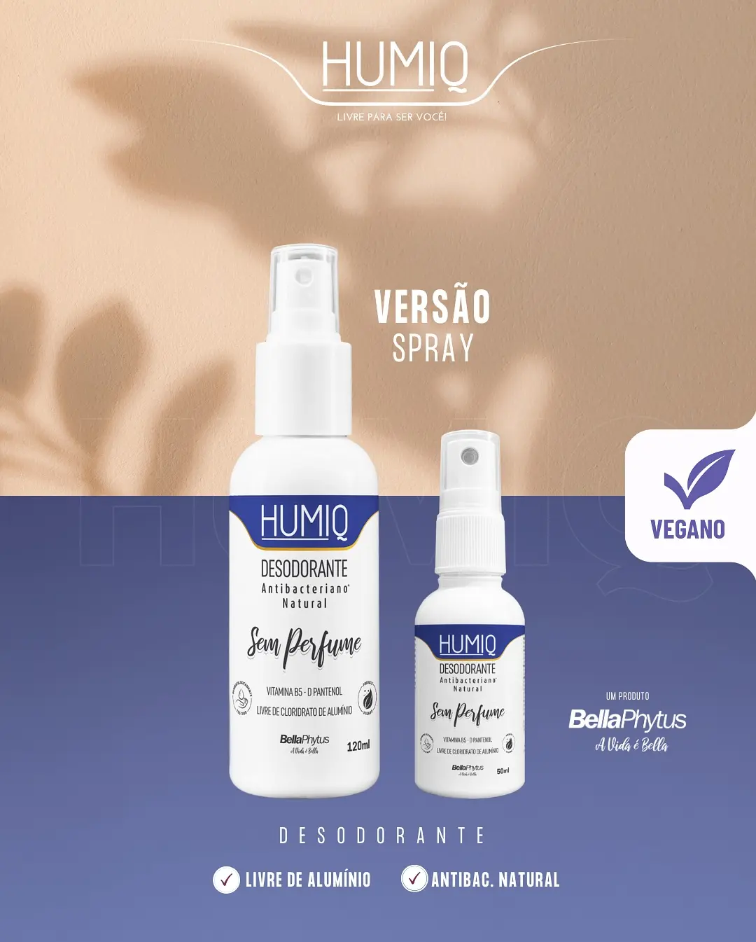 Humiq: Descubra o Desodorante Natural da BellaPhytus Livre de Alumínio! - Image