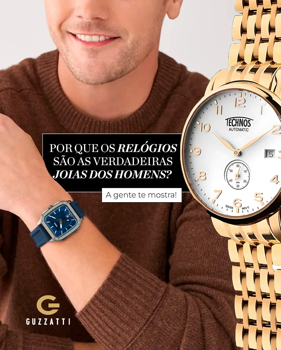 Relógios Masculinos: Uma História de Estilo, Performance e Elegância na Guzzatti