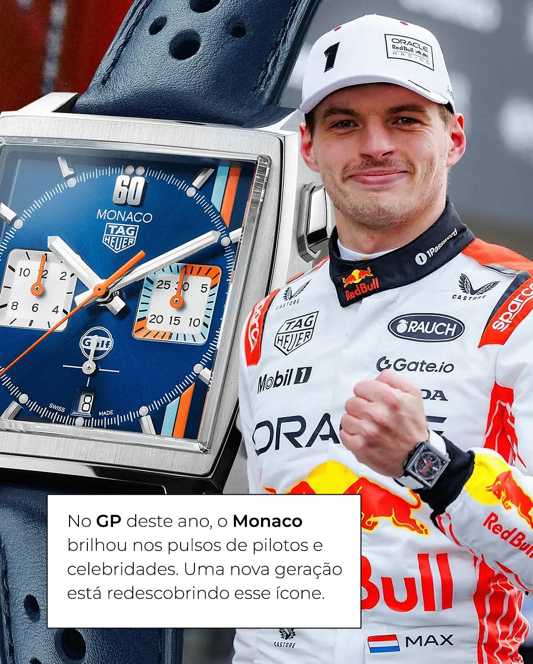 TAG Heuer Monaco: A Elegância que Cronometra a História da Fórmula 1 e a Vitória de Lando Norris em Mônaco | Guzzatti - Image