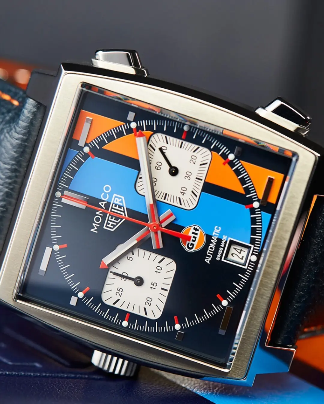 TAG Heuer Monaco Gulf Edition: Um Ícone da Velocidade e Elegância na Guzzatti
