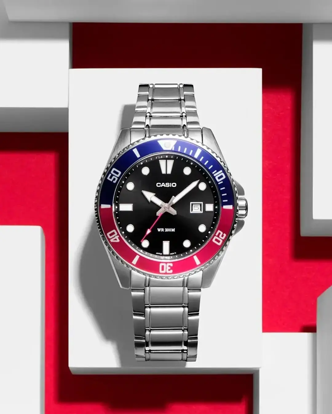 Casio Duro MDV-107D-1A3VDF: Robustez e Estilo para o Homem Moderno na Guzzatti