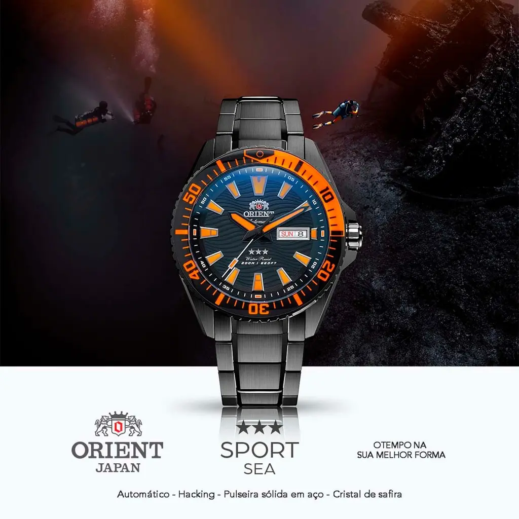 Orient Sport Sea: Um Mergulho no Estilo Retrô e Robusto da Guzzatti