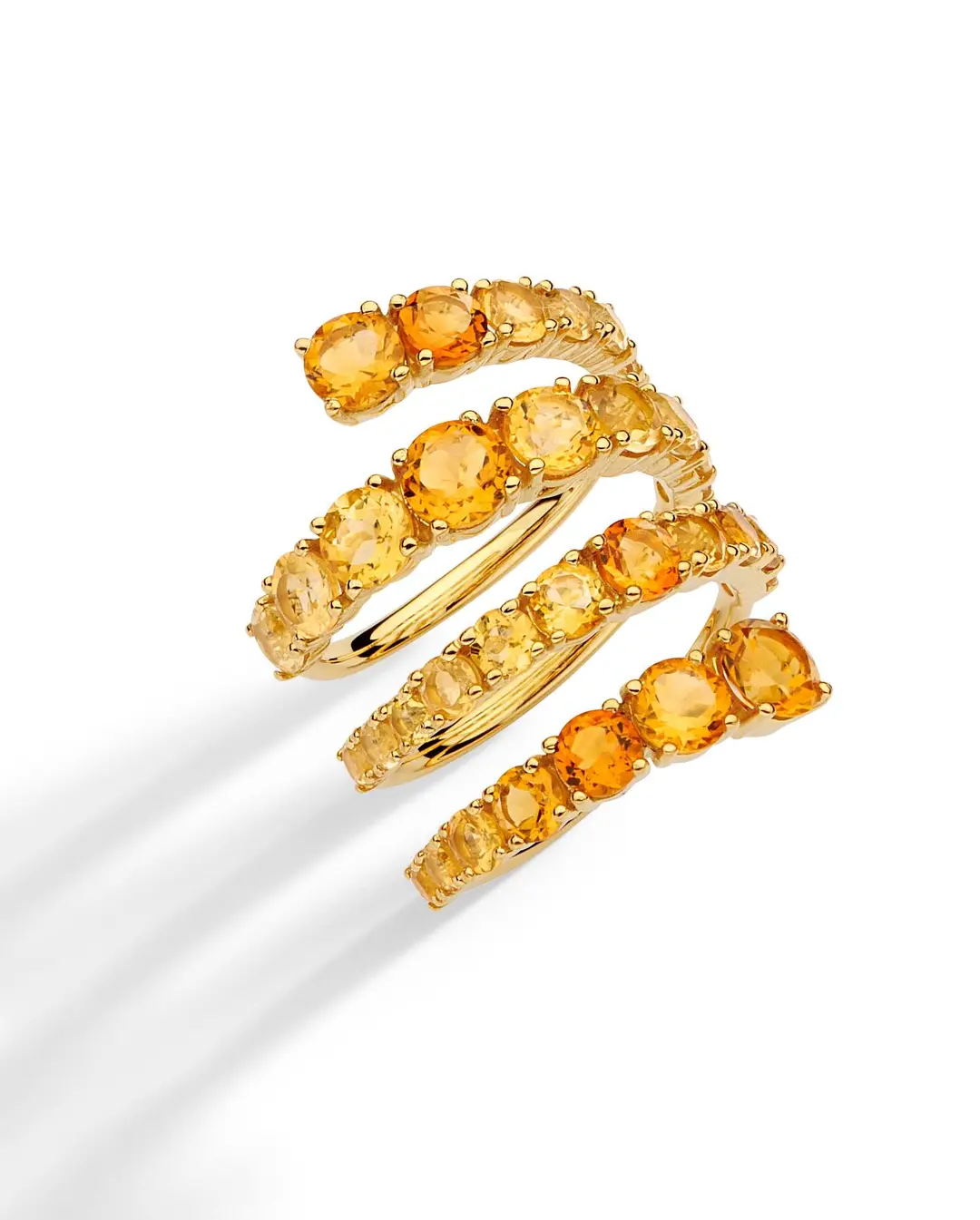 Coleção Yara: A Celebração da Elegância Feminina com Citrino e Ouro na Guzzatti