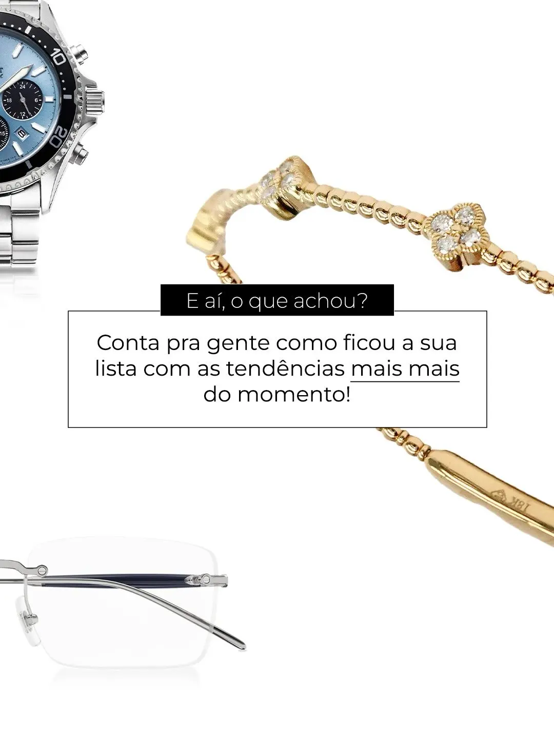 Wishlist Guzzatti: As Tendências em Joias, Óculos e Relógios Masculinos que Você Precisa Conhecer