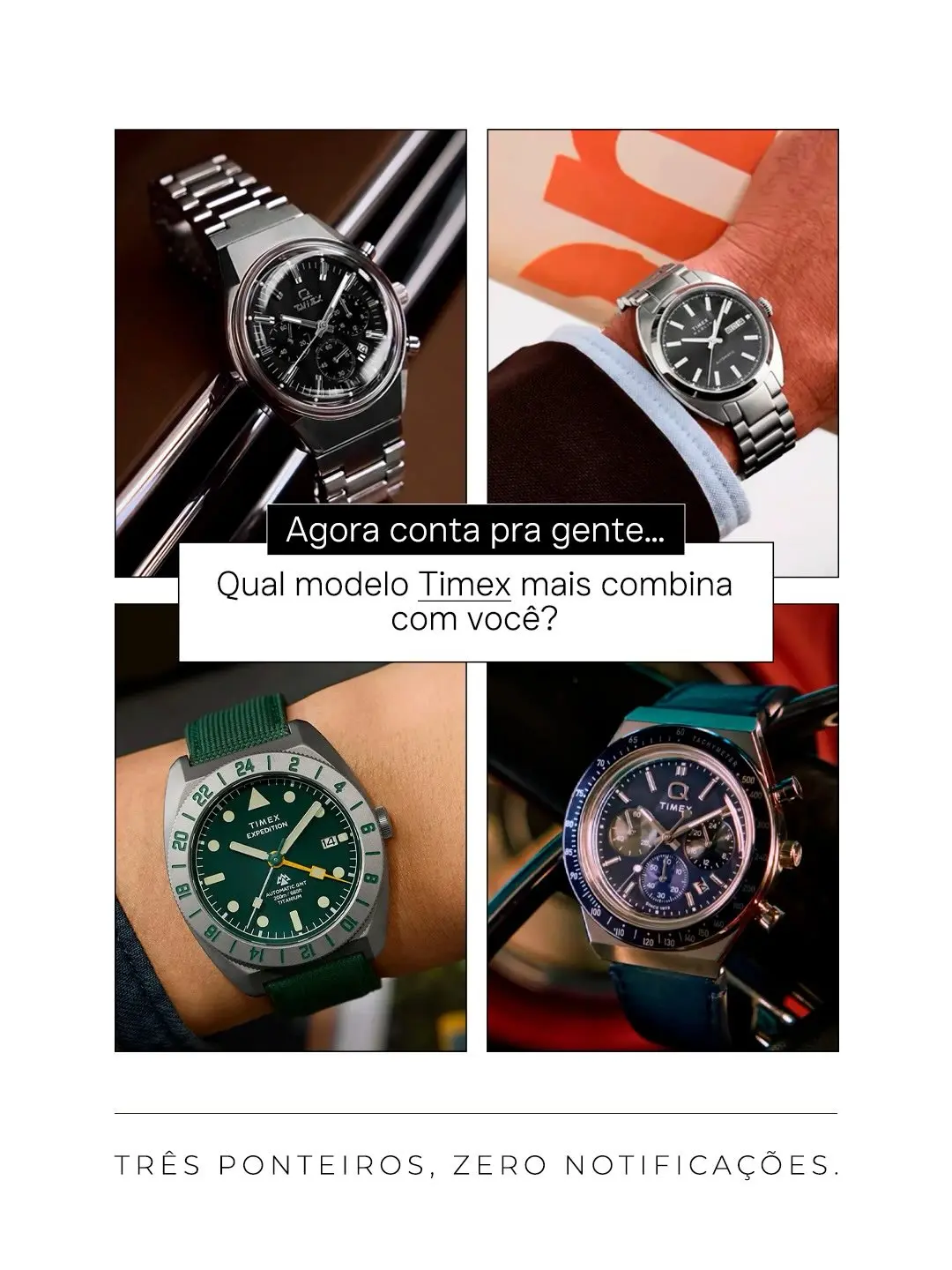 Timex na Guzzatti: A Tradição Encontra a Elegância no Seu Pulso