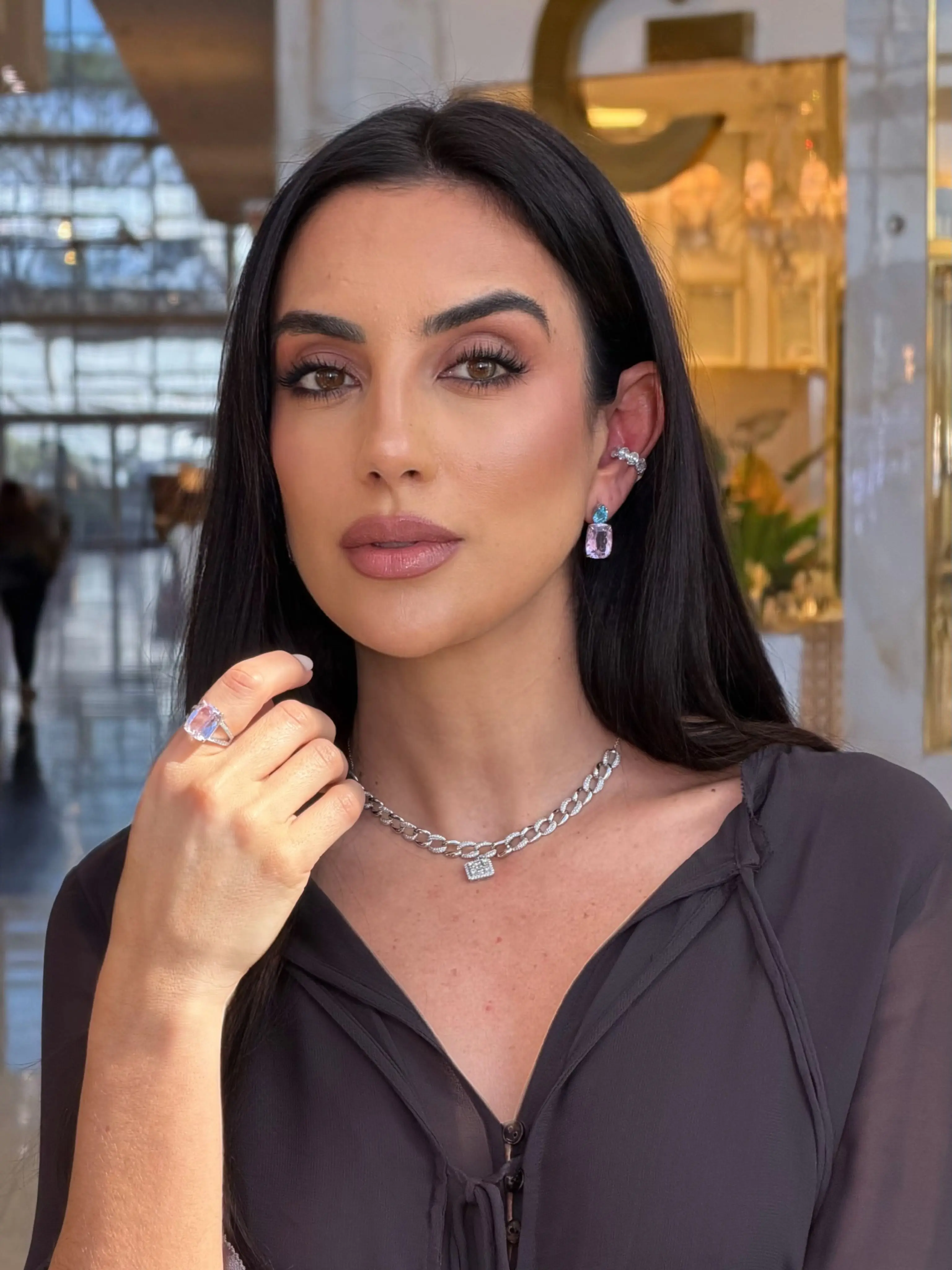 Joias com Kunzita e Diamantes: A Combinação Perfeita de Cor e Brilho na Guzzatti