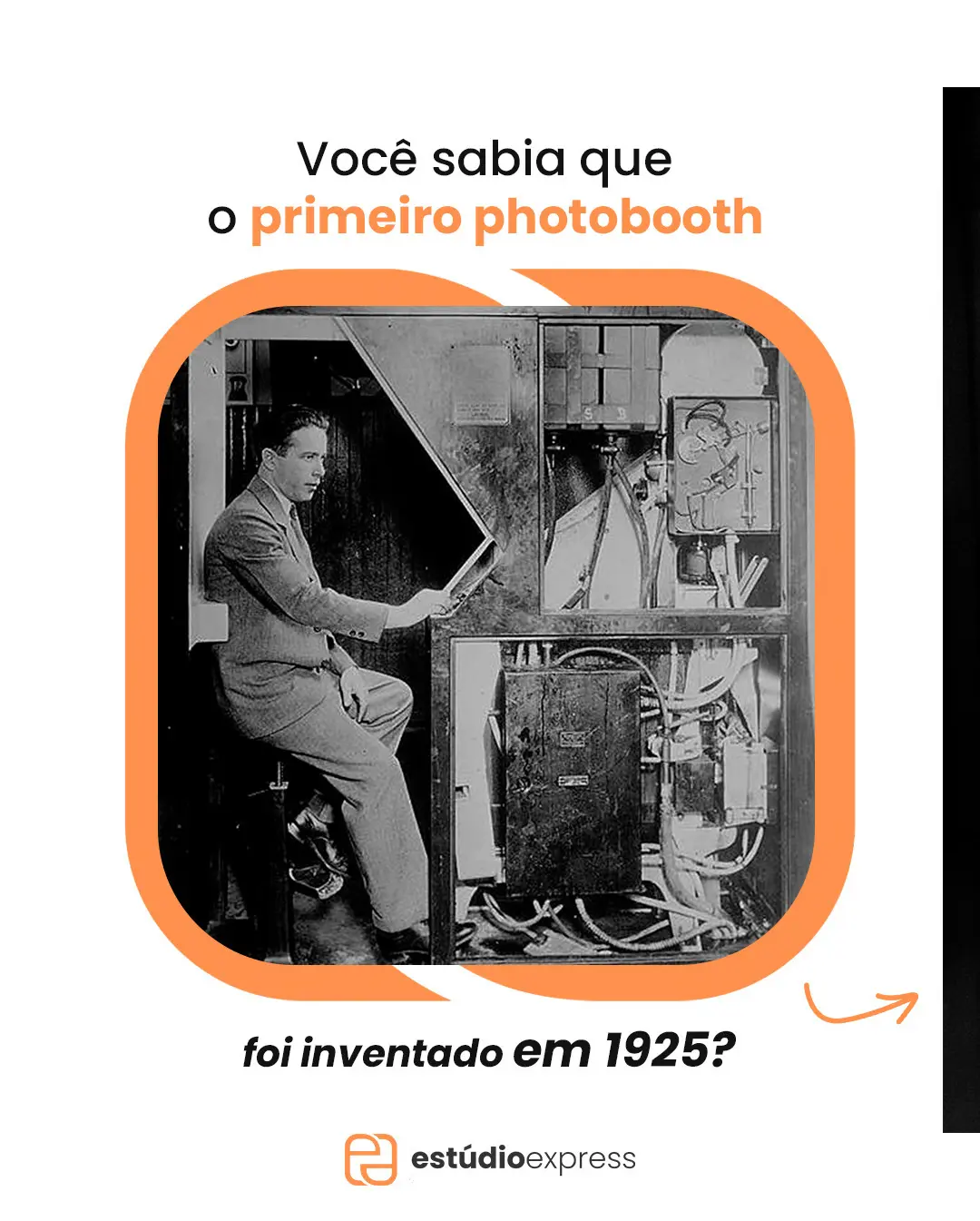 Cabine de Fotos: Da Invenção Mecânica à Revolução Digital da Estúdio Express