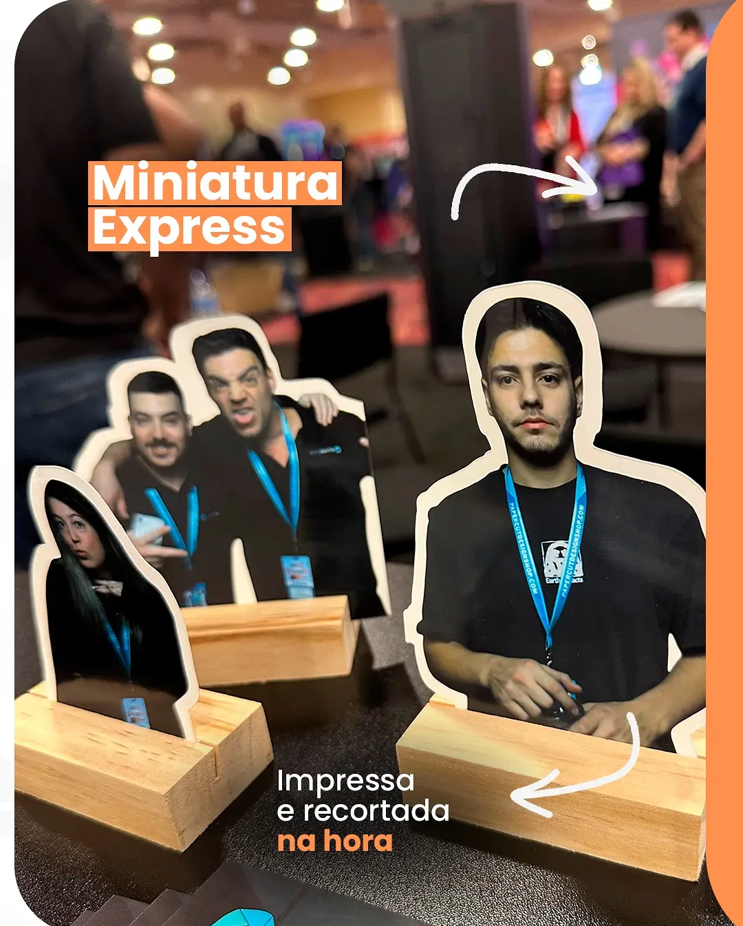 Miniatura Express: A Lembrança Perfeita e Instantânea para Seu Evento Corporativo!