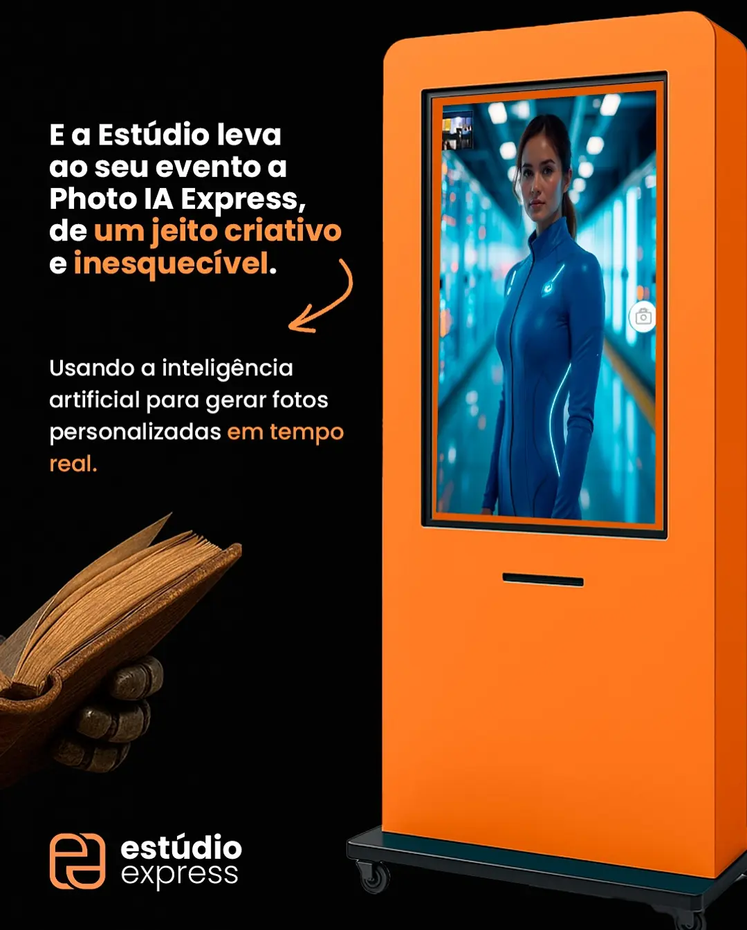 Photo IA Express: Ativação Divertida e Criativa para Seu Evento Corporativo