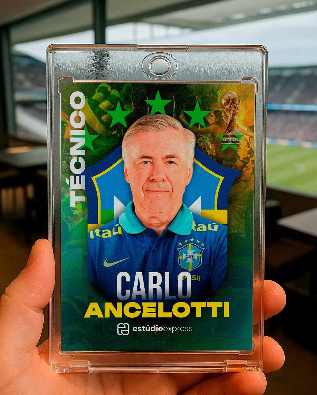 CardExpress: Personalize seu Evento como o Técnico Ancelotti!